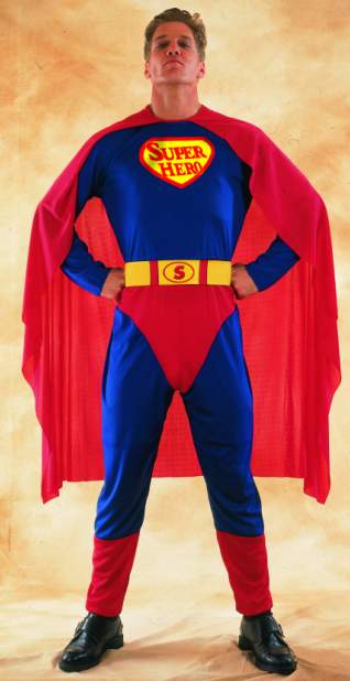 Mens Superhero adult Costume